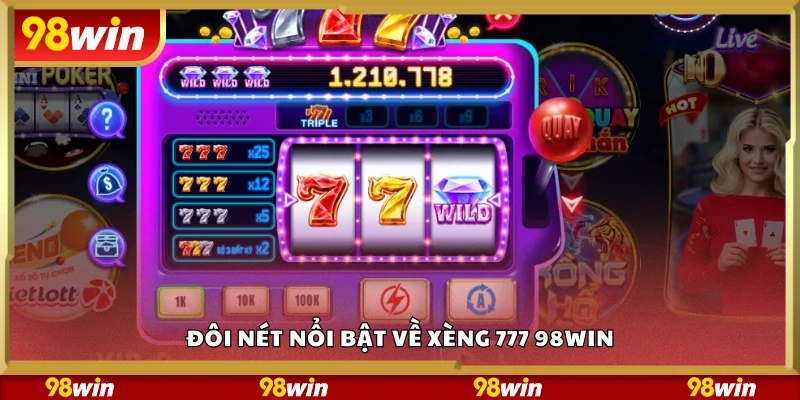 Đôi nét nổi bật về xèng 777 98Win