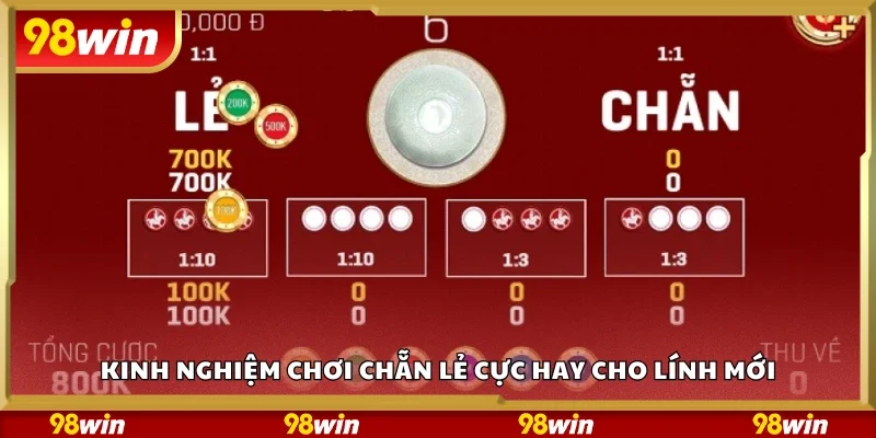 Kinh nghiệm chơi chẵn lẻ cực hay cho lính mới