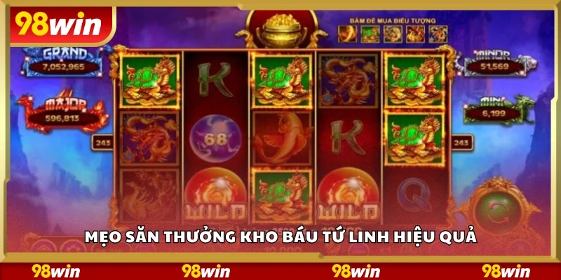 Mẹo săn thưởng kho báu tứ linh dễ dàng