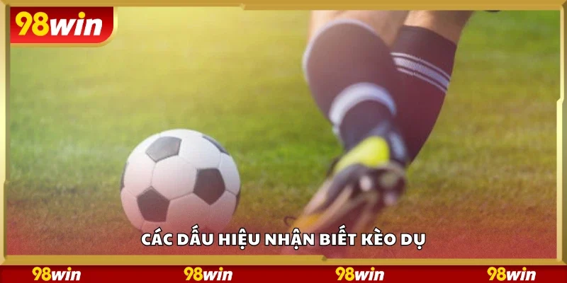 Một số dấu hiệu nhận biết kèo dụ